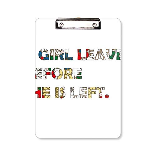 Bloc-notes A4 avec citation pour filles grand format ligné pour le bureau