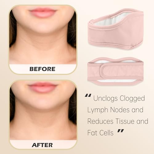 Image of 2 Pcs Castor Oil Pack Wrap, Organic Cotton Castor Oil Wrap for Neck, Liver Detox, Insomnia, Constipation