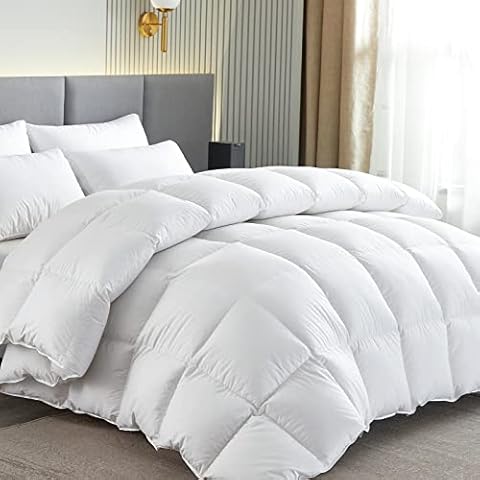 Homyrium Daunendecke 135x200 Winter Komfort Bettdecke 135x200 Daunen Extra Warm Federbett Federdecke Cover