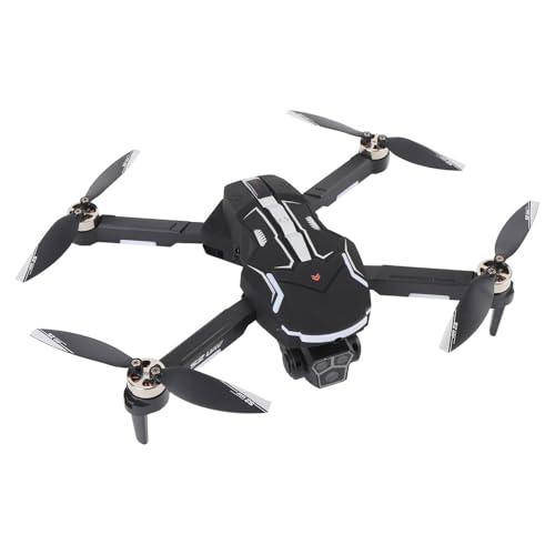 GPS Drone, Brushless RC Quadcopter with 8K HD Dual Camera, Smart Obstacle Avoidance, Screen Remote Control, One Key Takeoff Landing, Beauty Filters (3 Batteries) -  YUEHISY, YUEHISYuxfadh14g6-13