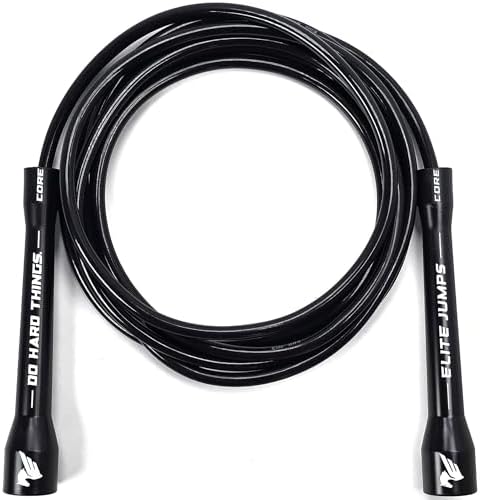 Elite Jumps Adjustable Jump Rope – 6mm PVC Training Rope for Fitn...