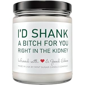 Friend Gifts for Women- Gifts for Sister Candle – Funny Birthday Gifts for Women – Hand Poured in The USA – 9 oz – Apple Caramel Scent, Cotton Wick, Cute Christmas Friendship Gifts Ideas