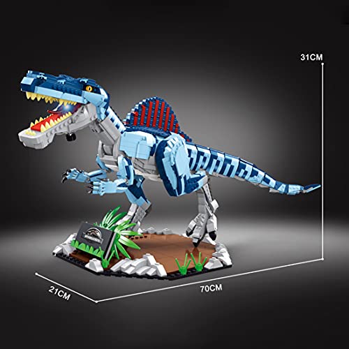 BANDRA Dinosaurier Bausteine Kit mit Beleuchtung Dinosaurier Spielzeug kompatibel mit Lego - 2086+St – Bild 6