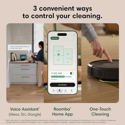 iRobot Roomba Plus 515 Robot Vacuum & Mop Combo, 22,000Pa Suction, 90 Days Self-Emptying, Multifunction Dock, Self‑Cleaning, Heated Wash & Heated Dry, Smart Obstacle Avoidance, Lifting Spinning Mops - image 9