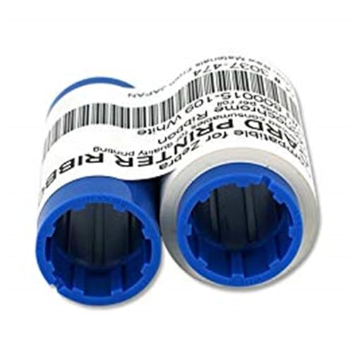 Cinta Monocromo Blanca Compatible para Zebra 800015-109 miniatura 2