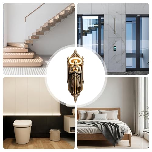 Lámpara de pared LED vintage sin cables para iluminar pasillos oscuros 4