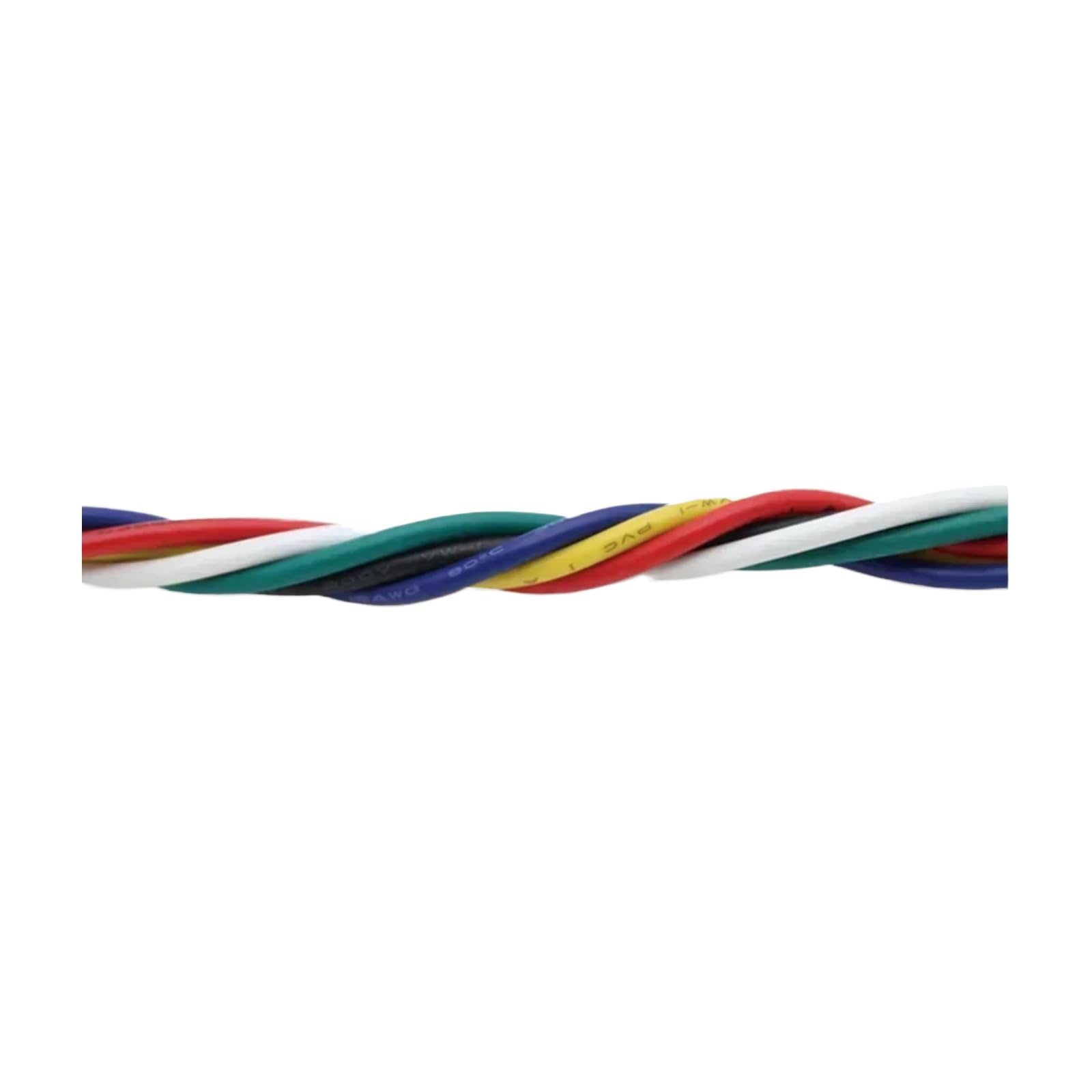 Zestaw 5 mieszanych kolorów UL1007 izolowane kable miedziane PCW 30/28/26/24/22/20/18/16 AWG PCB (Boxed 2; 2 boxes; 28AWG 20 m x 5 rolek)
