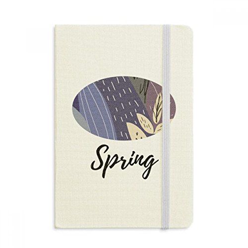 Carnet A5 couverture rigide tissu 144 x 210 mm motif plantes multicolores
