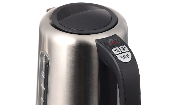 Waterkoker 1.7l. LED-Scherm Geeft De Temperatuur Weer, Waterdicht Handvat Is Vei