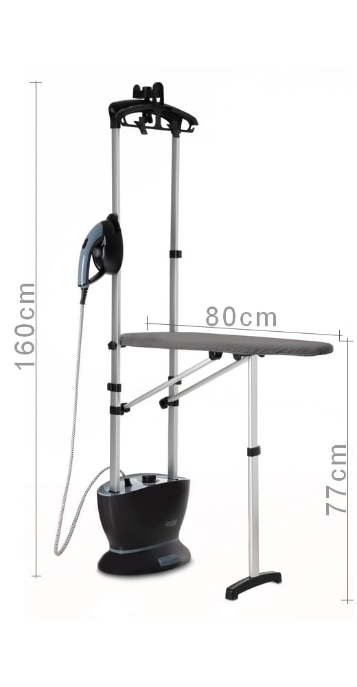 Défroisseur Vapeur Vertical Megonia 1400W - 6 Bars, 12 Modes, Tige Télescopique - Pour Vêtements, Rideaux, Maison - 6