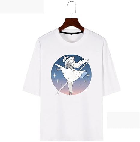 Amazon Co Jp Sky星を紡ぐ子どもたち グッズ ｔシャツ メンズ 半袖 レディース 夏服 綿100 ロングtシャツ ゆったり おしゃれ ティーシャツ 無地 クルーネック 丸首 白 黒 L 04 ファッション