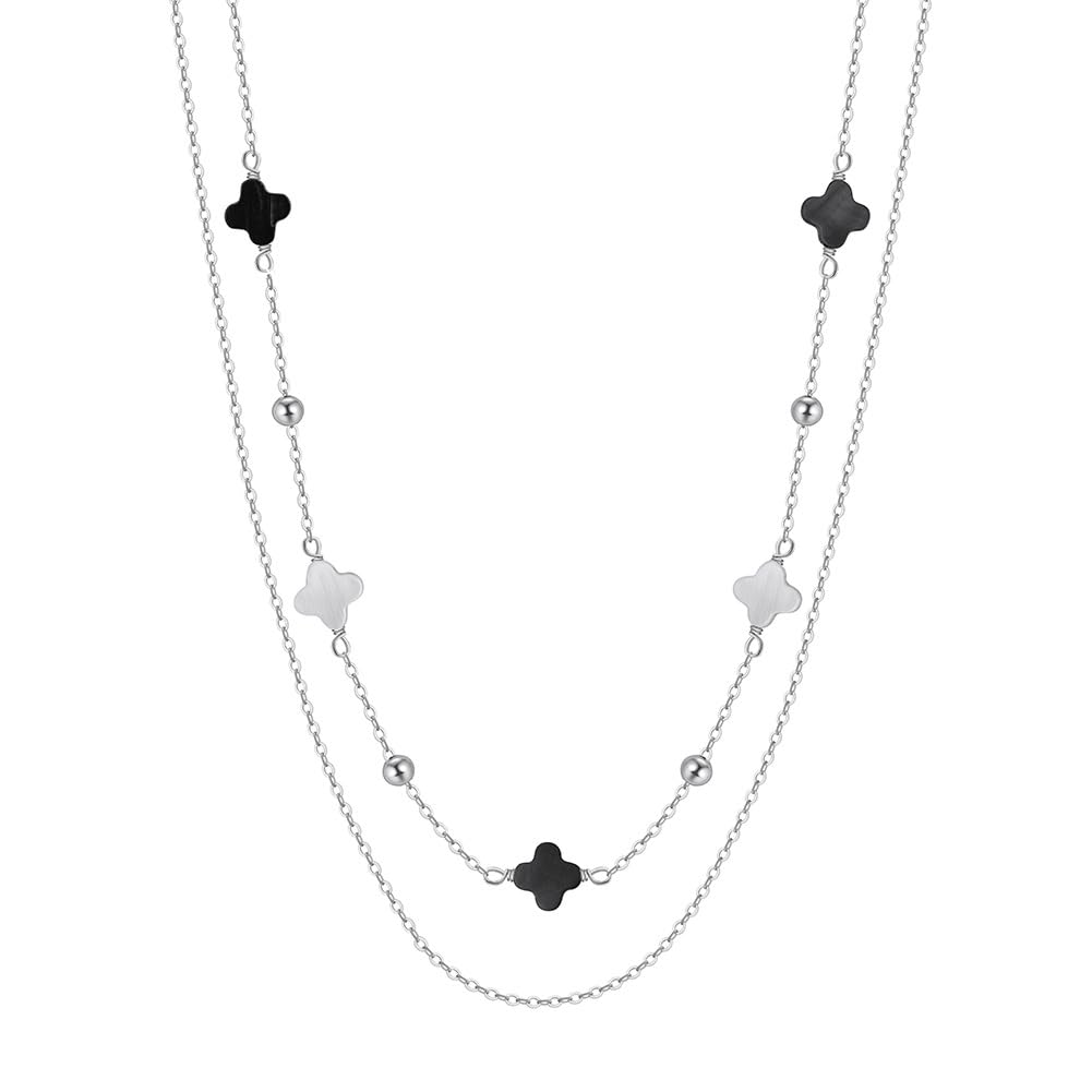 Collar de Perlas de Oro en para Mujer, Chapado en 14 Quilates, Gargantilla con Colgante Delicado, joyería apilable