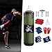 Boxing Sandbag Boxing Bag Heavy Bag Fitness Hanging Unfilled Bag Fillable Punching Bag for Home Gym MMA Karate Kickboxing, Green 100cm