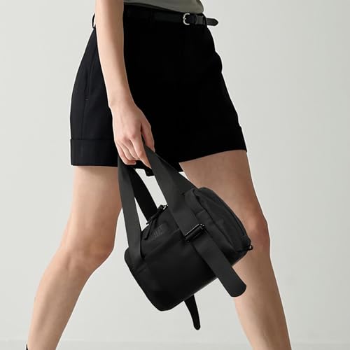 Small Gym Shoulder Bag For Women: Black Purse Handbags - Millennials Gen Z Fitness Enthusiasts2