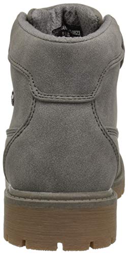 Bota feminina Lugz Mantle Mid Fashion, Charcoal/Gum, 8.5