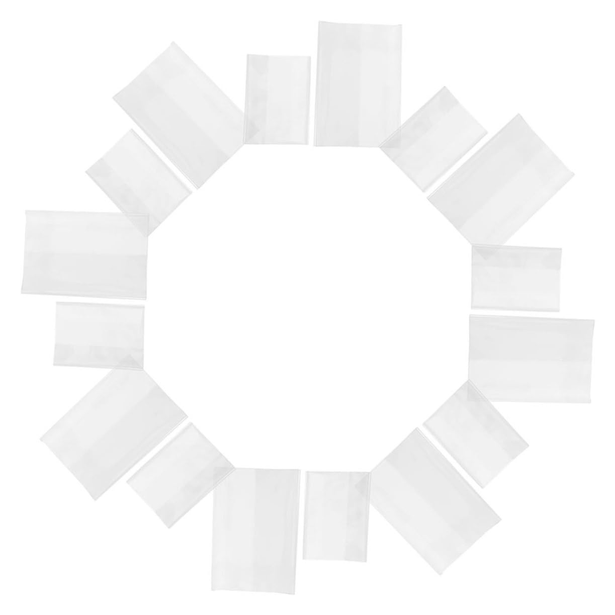 Couvertures de Livres en Plastique 40pcs Transparentes, Présent Rentrée