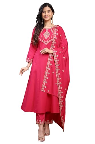 Ensemble kurta pour femmes Pratham Blue l'art de la soie brodée