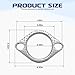JUSTTOP 2PCS Car Exhaust Gasket,Ultra Seal 2-Bolt 2.5