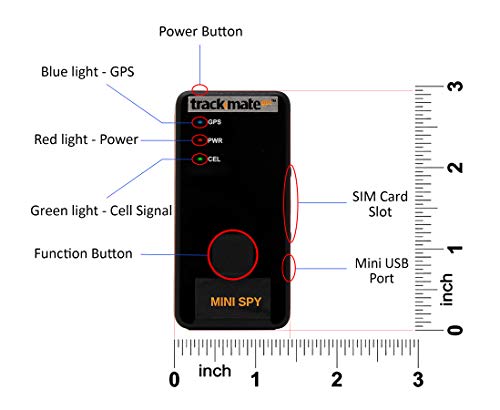 TrackmateGPS Mini Spy 4G/LTE GPS Tracker. Portable Tracker for Vehicles, Luggage and Children. Plans Starting at $13.99/mo. Verizon, AT&T and T-Mobile Networks. US Based Customer Service - Thumbnail 5