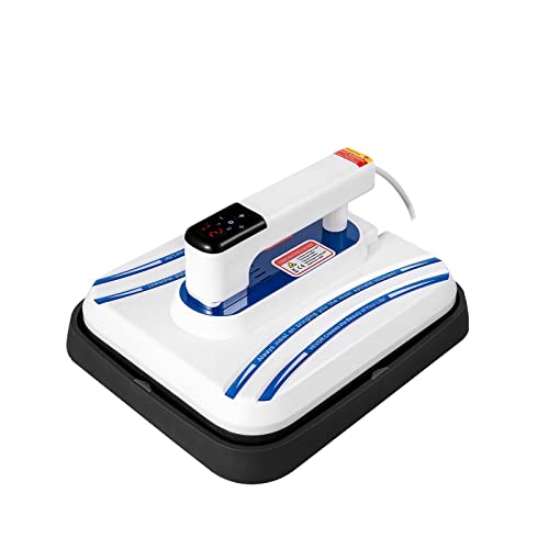 Machine de presse à chaud portable 30x25cm bleue 1000W pour T-shirts