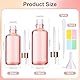 Hyber&Cara Pipettenflaschen mit Glas Pipette 50ml 100ml Roségold Glasflaschen Apothekerflaschen mit Tropfenpipette für ätherische Öle, Parfümöle, Flüssigfarbstoffen Aromatherapie -Mischungen