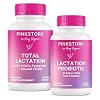 Pink Stork Lactation Essentials Bundle - Lactation Supplement + Lactation Probiotic for New Moms, Postpartum Must Haves, Nursing Support
