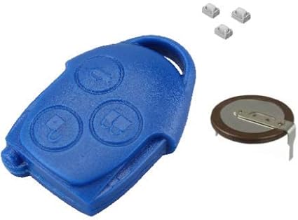 Automobile Locksmith Repair Kit For Ford Transit Connect Mk7 3 Button Blue Remote Key Battery Vl2330 Switches Shell Case Amazon Co Uk Electronics Photo