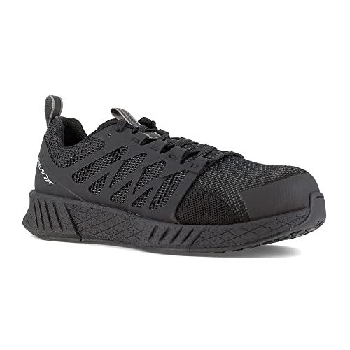 Reebok Reebok Work Mens Fusion Flexweave Slip Resistant Composite Toe Work/Duty - Black - Size 7 W