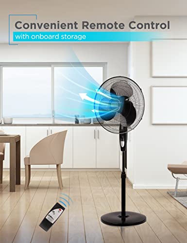 Black+Decker 16 Inches Stand Fan With Remote #TOP1