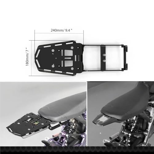 Support de porte-bagages arrière Sur-Ron avec structure renforcée antichoc - 7