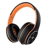 Hasta 100 horas de reproducción inalámbrica: nuestros auriculares Bluetooth proporcionan 100 horas de música continua/tiempo de conversación vienen con cable de audio de 3,5 mm, cuando la batería se queda sin energía Y918 los auriculares de diadema se pueden utilizar como un cable para que el auricular Bluetooth nunca se apage.