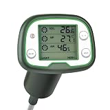 Digital Soil Thermometer 4-in-1 Soil Tester Soil Thermometer/Light/Air Temperature/Air Humidity Mete