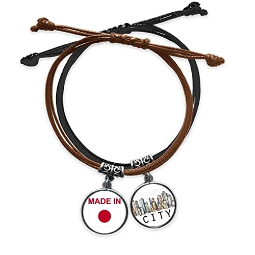 Bracelet de luxe Sidi en cuir véritable et corde fine tressée main