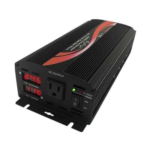 KRXNY 1000W Off Grid Pure Sine Wave Power Inverter 24V DC to 110V 120V AC 60HZ with LED Display US...
