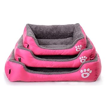 GlobalNiche? Rose, M 58X45Cm: Warm Pet Dog Bed Cushion for Small Dogs Sofa Kennel Home Labrador Husky Satsuma Bulldog Pet Cat House 11By2