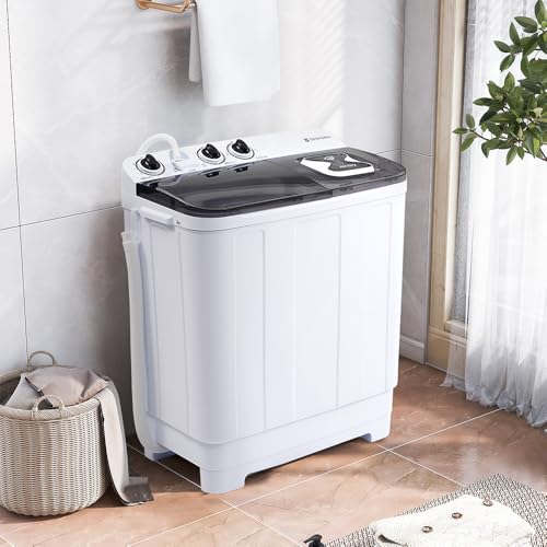 二槽式洗濯機 洗濯7kg脱水4.5kg 大容量 省エネ設計 タイマー機能搭載 コンパクトサイズ ホワイト 72×41×83cm ABS素材 家庭用洗濯機 部屋干し対応 新生活家電