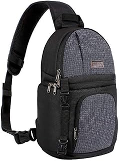 MOSISO Camera Sling Bag, DSLR/SLR/Mirrorless Case Water Repellent Shockproof Photography Camera Backpack