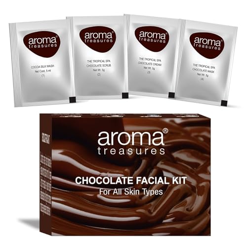 Image of Aroma treasures Chocolate Facial Kit for all skin type (One time use kit)