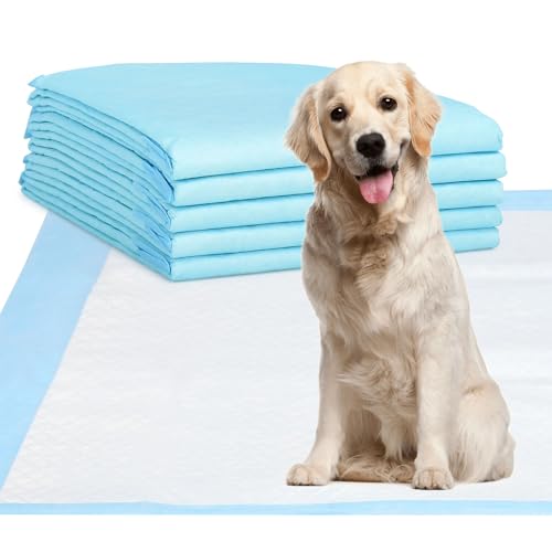 Image of Dog and Puppy Pee Pads with Leak-Proof Quick-Dry Design for Potty Training, Standard Absorbency, Regular Size, 17.7 inch x 23.6 inch Inches - Pack of 5 Suitable for Small and Medium Breeds