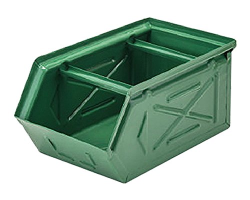 POSH LIVING 収納ケース ボックス 緑 13.5×16×28.5cm スタッキング ストレージBOX 0073544-0008