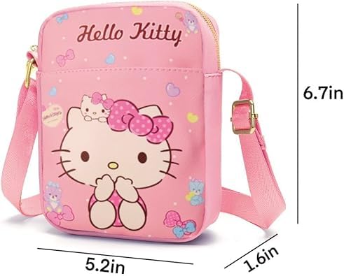 cute cartoon-themed mini crossbody bag, also a shoulder bag, features a cartoon pattern design2