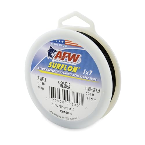 Image of American Fishing Wire Surflon Nylon Coated 1x7 Stainless Steel Leader Wire