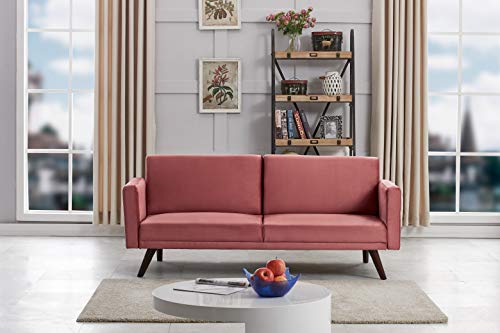 US Pride Furniture SB 9083 Sofabed, Rose