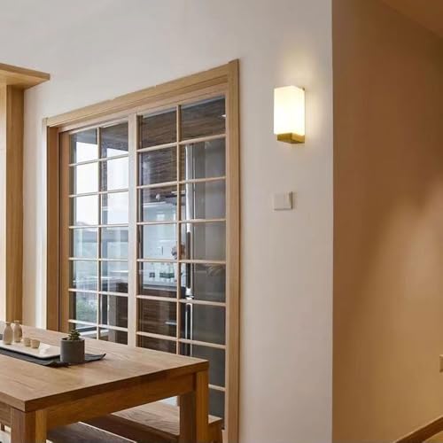 Iluminación decorativa para entrada y salón con lámpara rectangular E26 4