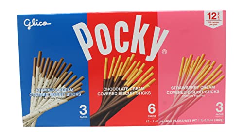 Pocky Chocolate Biscuit Sticks- 3 F…