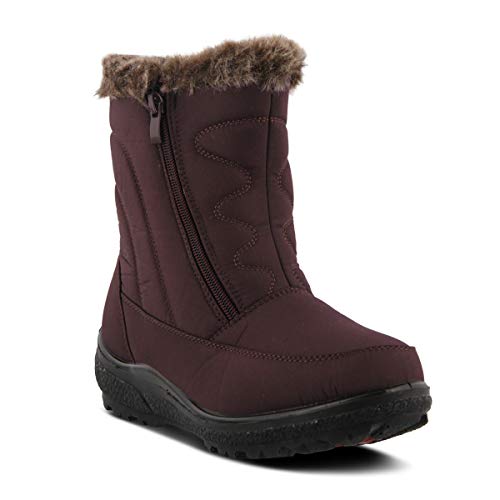 Image of Flexus Boots for Women - Waterproof Nylon Boots with Dual Zippers - Winter Snow Boots