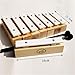 Glockenspiel, 8-tone Aluminum Plate Xylophone, Percussion Instrument With Drumsticks