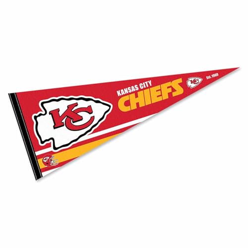 Drapeau Kansas City Chiefs WinCraft pour décorer un salon de sport