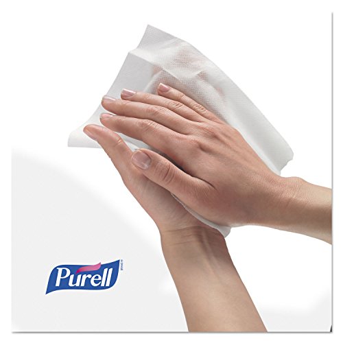 Image of PURELL, GOJ911112EA, Textured Sanitizing Wipes, 100 / Each, White