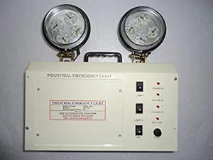 SKP Automation Systems Steel Emergency Light, White